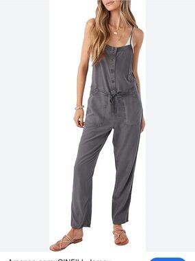 O’Neill insult Francina grey  button boho beachy utility festival lounge size S